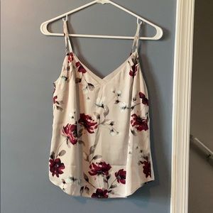 White House Black Market Floral Tank